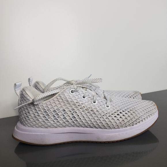 Nobull White Mesh Runner Sneaker - Picture 2 of 16